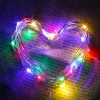 Aydınlatma RGB LED 5 Metre Pil İle Çalışan Peri LED Işık Dekor Amaçlı Renkli
