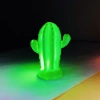 Gece Lambası Pil İle Çalışan Silikon LED Aydınlatmalı Kaktüs Aydınlatması