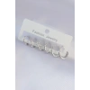 Pirinç Gümüş Renk Oval Küpe Seti TJ-BKP9003