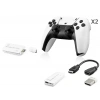 Retro Oyun Stick Hdmi Çift Gamepad Seti 2.4G Kablosuz - Beyaz HD330