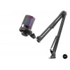 Rgb Mikrofon Seti Ayarlı Masa Kolu Type-C 192Khz 24Bit - Siyah ME6S35B
