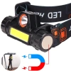 Şarjlı Dayanıklı Balıkçı Kafa Lambası Güçlü LED Aydınlatma Suya Dayanıklı Model WT-056