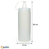 Yağdanlık 400 Ml Kapaklı Sızdırmaz Yağlık Sosluk Şişesi Plastik Şeffaf