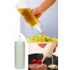 Yağdanlık 400 Ml Kapaklı Sızdırmaz Yağlık Sosluk Şişesi Plastik Şeffaf
