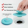 Süzgeç Çeşitleri M Silikon Malzeme Banyo Mutfak Gider Evye Lavabo İçine Çöp Tıpası Kayma Önleyici