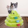 Kedi Oyuncağı Tower Of Tracks Eğlenceli Üç Katlı Seti Kedi Oyunu