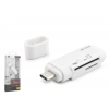Type-c 3.2 Gen1 Kart Okuyucu Sd Microsd 5 Gbps Beyaz TC301