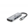 Type-C Hub Hdmi 4K Usb 3.0 Pd 4 Port Gri HDX7840