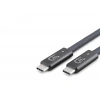 Type-C Usb4 40 Gbps 240W 8K 60 Hz Şarj Ve Data Kablosu 0.5 M Siyah HDX7885