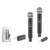 Uhf Kablosuz 2 Mikrofonlu Set 6.35 Mm Siyah HDX2802