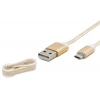 Usb Micro To Usb Şarj Ve Data Kablosu Ps4 Gamepad Uyumlu Hasır 1.5 M HD4338