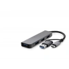Usb Type-c 3.0 Hub 4 Port 5 Gbps Gri HDX7825