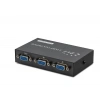 Vga Switch 54 Mhz 2 Giriş 1 Çikiş Butonlu Geçiş 2 Port HDX1280