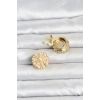 Vintage Model Gold Renk Düğme veya Manşet Broşu TJ-BR486