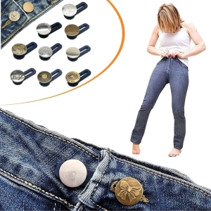 Kot Düğmesi Beden Genişletici Yedek Düğme 10 Adet