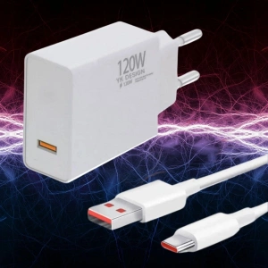 Kablolu Şarj Aleti 120W USB Hızlı Type C Uçlu