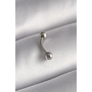 316L Çelik Gümüş Renk Topçuk Model Piercing TJ-PR1363