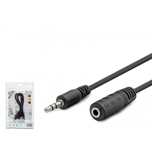 3.5 Mm Aux Uzatma Kablosu 1.2 M - Siyah HDX1004