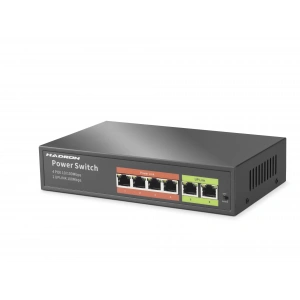 Aı Poe Switch 4 Port 2 Uplink 45W HDX1440
