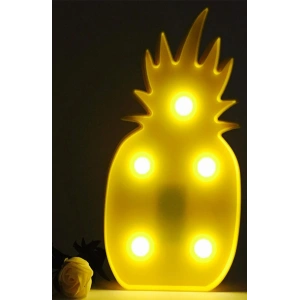 Gece Lambası Ananas Şeklinde Ledli Dekor Amaçlı Eğlenceli Çocuk