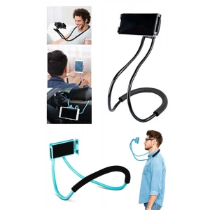 Telefonu Tutucu Stand Boyuna Asılan Ergonomik 360 Derece Cep
