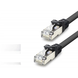 Cat7 Ethernet Patch Kablosu 10 Gbps 600 Mhz 10 M - Siyah HDX5094