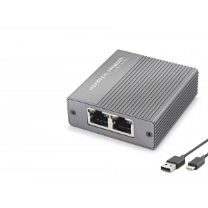 Gigabit Ethernet Switch 4 Port Type C Güç Girişli Gri HDX1413