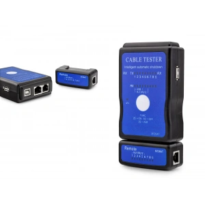 Kablo Test Cihazı RJ11 RJ45 RJ12 USB Siyah HDX6512