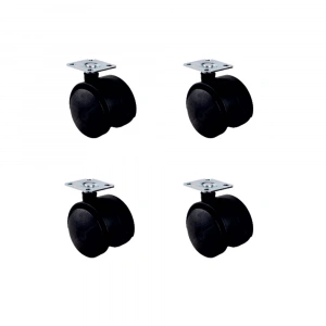 Küçük Plastik Tablalı Teker - 40 MM HKS101 - 4 Adet