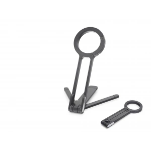 Manyetik Katlanir Masaüstü Telefon Standi Metal - Siyah ND8030
