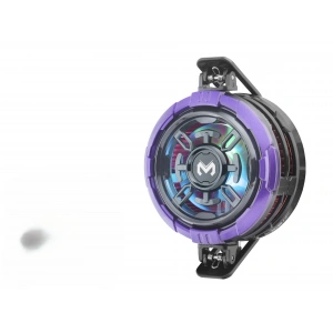 Manyetik Klipsli Telefon Soğutucu Fan Rgb Mor Siyah CX08AI