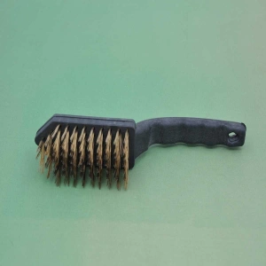 Bakım Fırçası Metal Tel Fırça Plastik Saplı Pas Kir Sökme