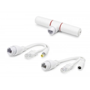 Poe Combiner Mux 2 In 1 Rj45 Veri + Güç Birleştirici Adaptör - Beyaz HDX5550