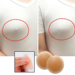 Gizleyici Bant Aparat Silikon Göğüs Ucu Kapatıcı Nipple Pad