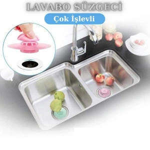 Süzgeç Çeşitleri M Silikon Malzeme Banyo Mutfak Gider Evye Lavabo İçine Çöp Tıpası Kayma Önleyici