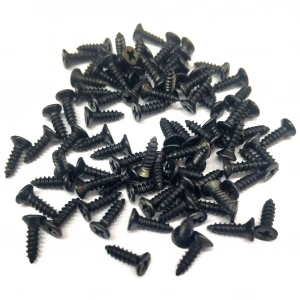 Siyah 1000 Adet Klips Vidası 2,2x6,5 mm YHB - Konik Başlı Kutu, Sandık, Ayak, Askı, Mini Vida