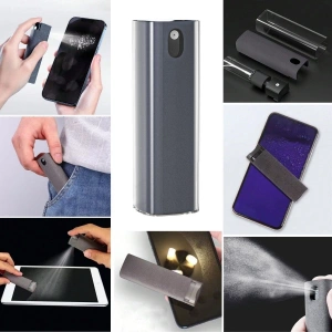 Telefon Tablet Ekranı İçin Ekran Temizleme Süngeri Otomatik Spreyli