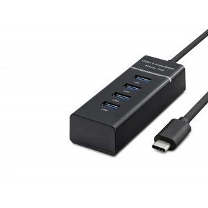 Type-C 3.0 Hub 4 Port 5 Gbps Siyah HDX7045