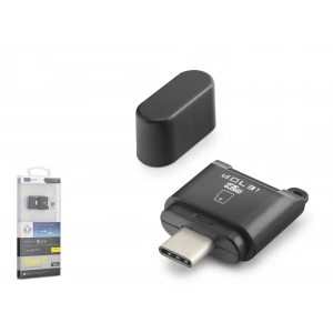 Type-c 3.2 Gen1 Kart Okuyucu Microsd 5 Gbps Siyah TC302
