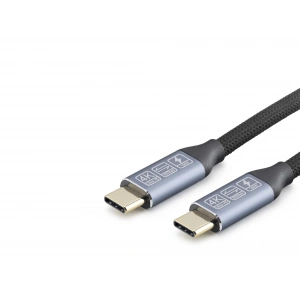 Type-C Usb 3.2 Gen2 20 Gbps 100W 4K 60Hz Şarj Ve Data Kablosu 0.5 M Siyah HDX7880