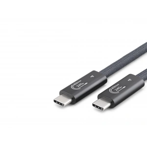 Type-C Usb4 40 Gbps 240W 8K 60 Hz Şarj Ve Data Kablosu 0.5 M Siyah HDX7885