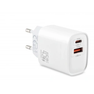 Usb Type-c Çift Çıkışlı Hızlı Şarj Adaptörü 45W Beyaz ND1013