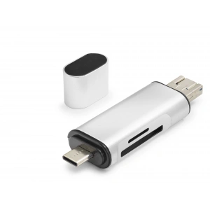 Usb Type-c Otg Kart Okuyucu Sd Microsd 480 Mbps Gri HDX7053