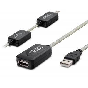 Usb Uzatma Kablosu 25 M - Silver Siyah HDX7546
