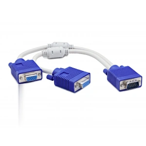 Vga Y Çoklayıcı Kablo 2 Çıkışlı 30 Cm HDX7753