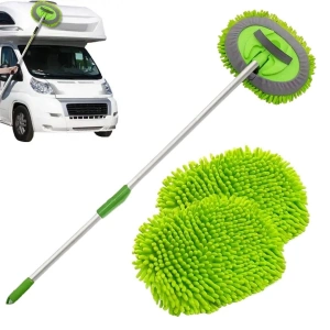 Yıkama Mop Seti Yedek Mikrofiber Bezli Oto