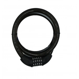 YM-747 120cm 20mm 5 Şifreli Siyah Motorsiklet Kilidi