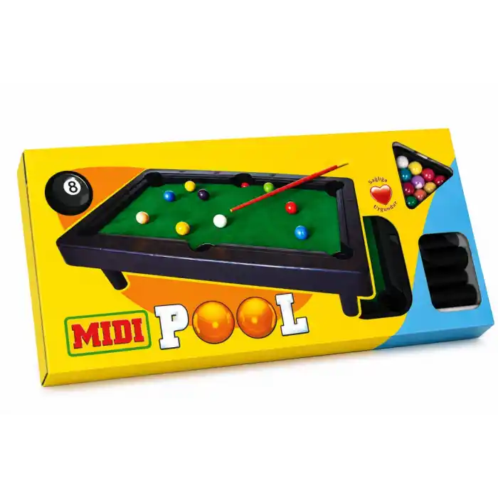 Orta Boy Bilardo Oyunu 040 Midi Pool 1 Adet