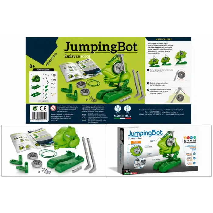 Eğlenceli Robotik Laboratuvar Seti 64956 Jumpingbot +8 Yaş