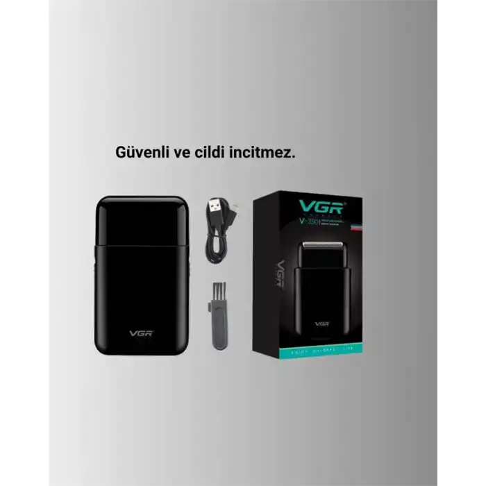 TCX TCX® 5 W Güçlü USB Şarjlı Sakal Şekillendirici – İki Başlıklı, Su Geçirmez Tasarım